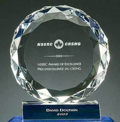 Dr David Dolphin's NSERC Award
